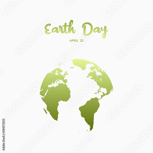 Happy Earth Day, april 22, social media post for environment safety celebration
