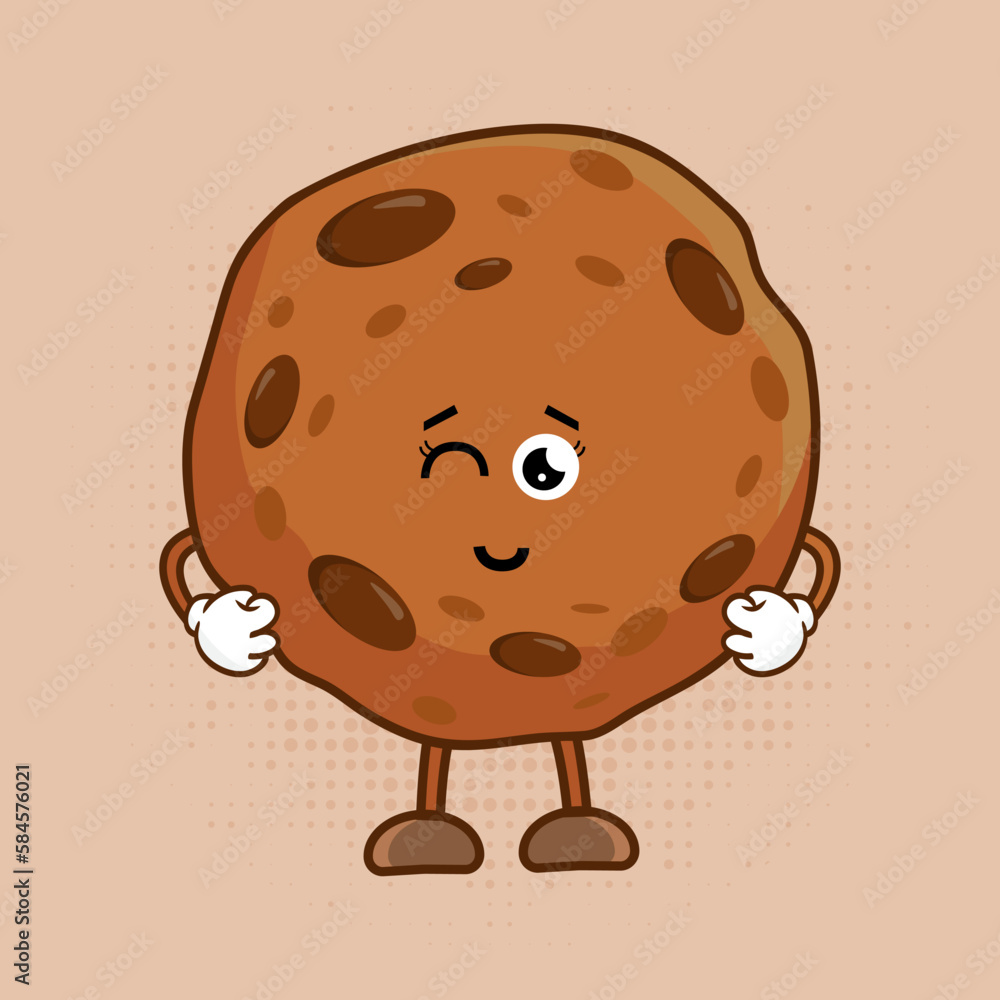 Cute Biscuit Character, This cute little biscuit is perfect for adding a touch of sweetness to any project Cute Biscuit Character, This cute little biscuit is perfect for adding a touch of sweetness to any project