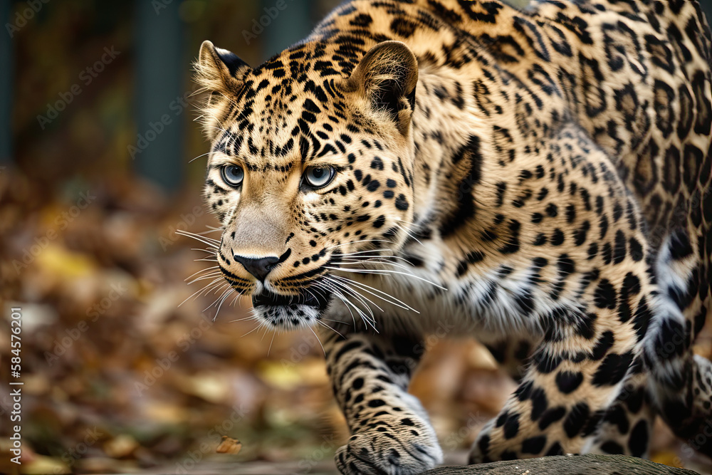 rare animal amur leopard, generated AI, generated, AI rare animal amur leopard, generated AI, generated, AI