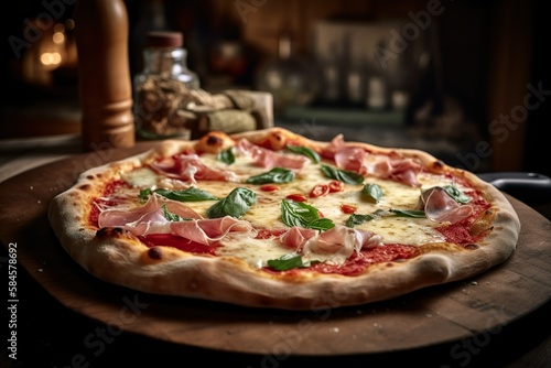 Wallpaper Mural pizza on a table Torontodigital.ca