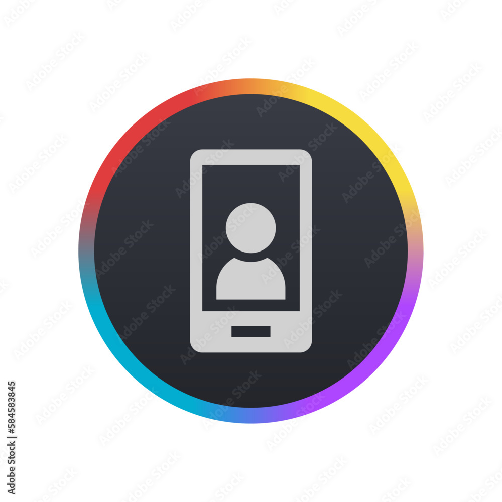 Mobile Video Call - Pictogram (icon) Mobile Video Call - Pictogram (icon)