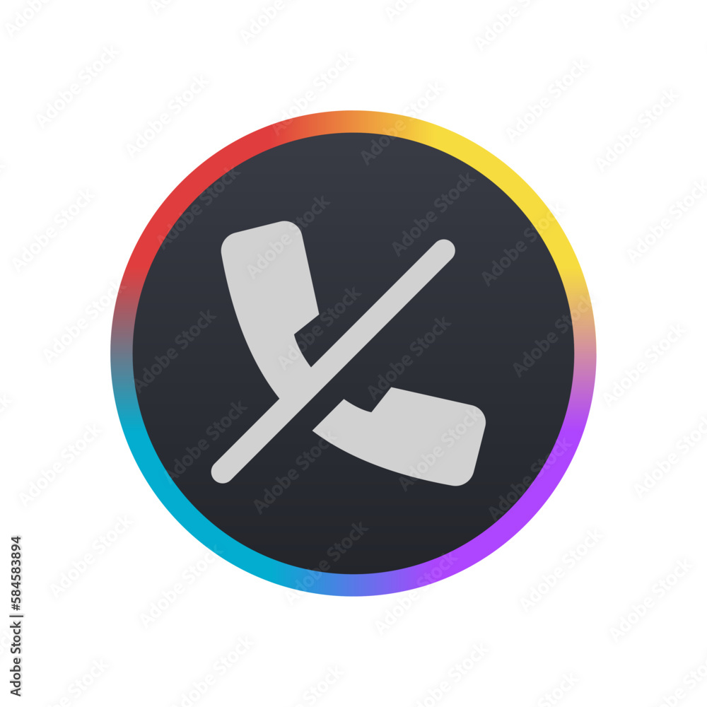 Hang Up - Pictogram (icon) Hang Up - Pictogram (icon)