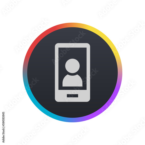 Mobile Video Call - Pictogram (icon) 