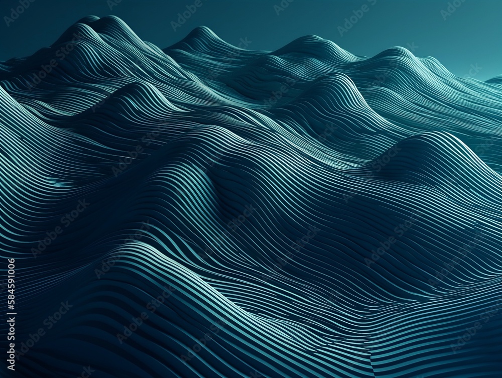 A Modern Minimalist 4K Wallpaper with Waves of Texture.
