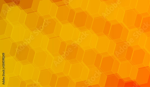 seamless pattern with honeycombs background © Sunanda