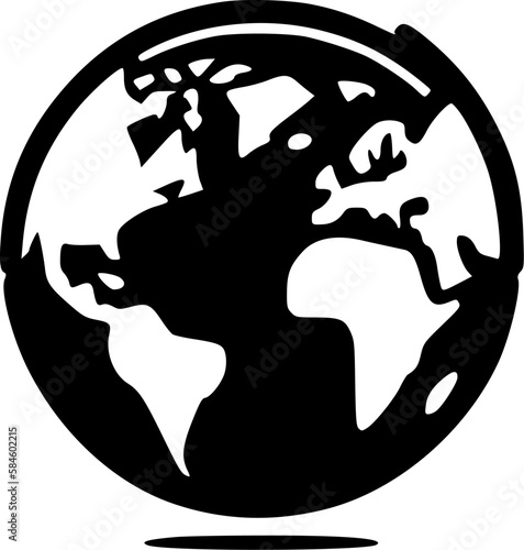 Globe - High Quality Vector Logo - Vector illustration ideal for T-shirt graphic