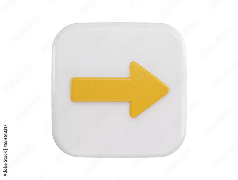 right arrow icon 3d rendering vector illustration right arrow icon 3d rendering vector illustration