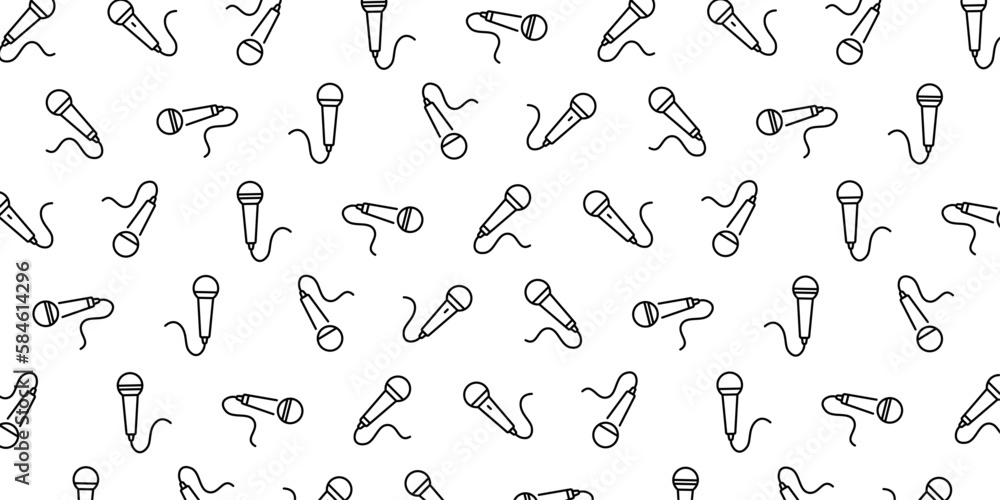 simple microphone pattern background design simple microphone pattern background design