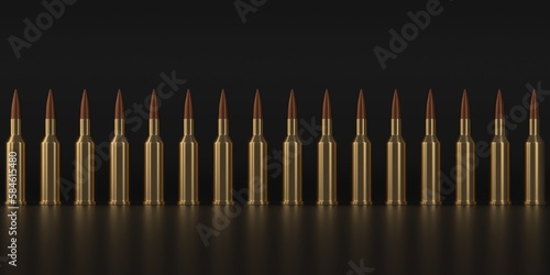 Gun rifle bullets or ammo