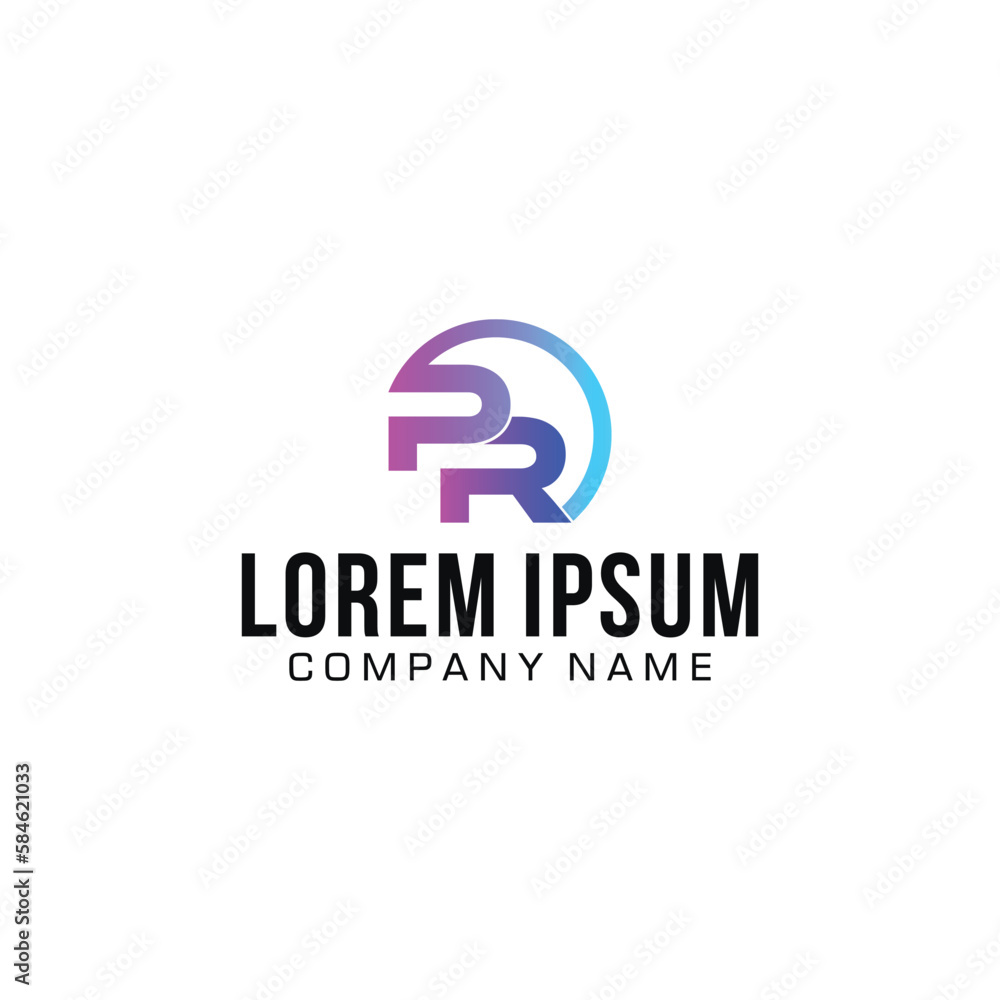 letter modern logo design colorful gradient purple blue letter modern logo design colorful gradient purple blue