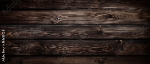 Dark Wood Background Texture - Generative ai