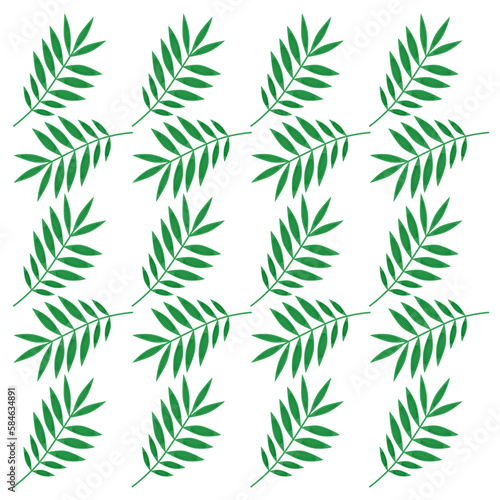 Natural Botanical Spring Leaves Background  Pattern  Texture