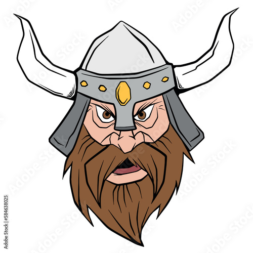 Illustration of viking warrior vector