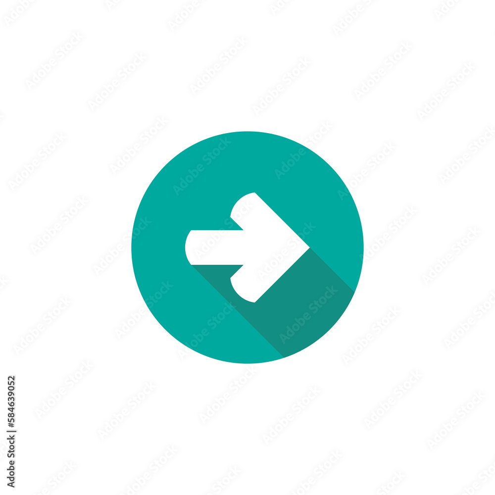 white right arrow with shadow in blue circle icon. Isolated on white. Continue, enter, log in icon. Next sign. East arrow. white right arrow with shadow in blue circle icon. Isolated on white. Continue, enter, log in icon. Next sign. East arrow.
