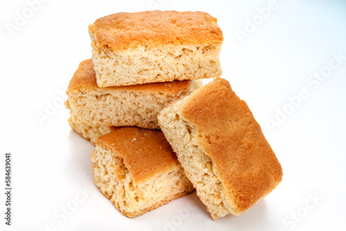 Fotografía Traditional South African buttermilk rusks on white