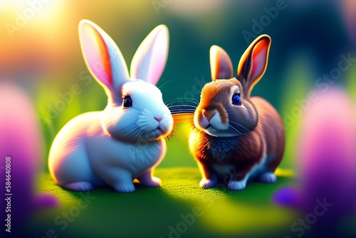 easter bunny with egg © ChrisHamesworth