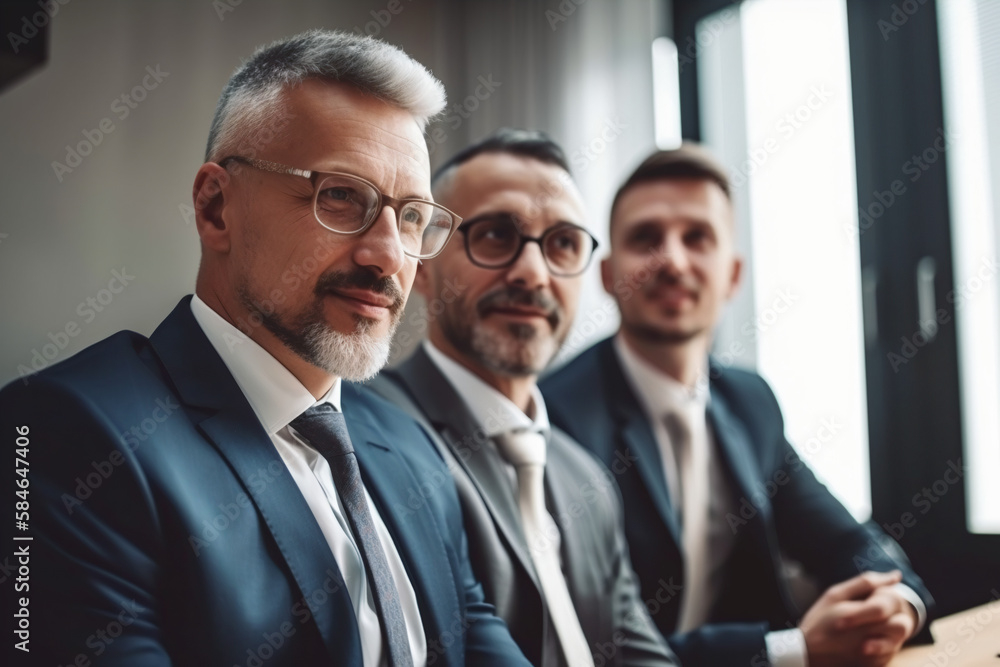 businessmen on meeting, generative AI businessmen on meeting, generative AI