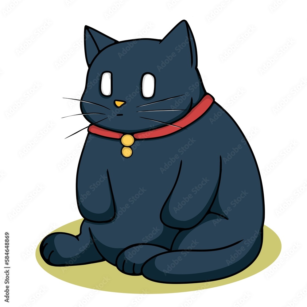 sad cat, sitting and looking sad cat, sitting and looking
