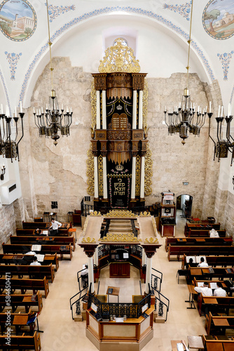 Hurva synagogue, Jerusalem old city, Israel.