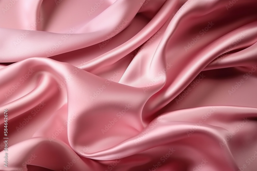 Silk texture elegant background and wallpaper. Pink color (ai generated) Silk texture elegant background and wallpaper. Pink color (ai generated)