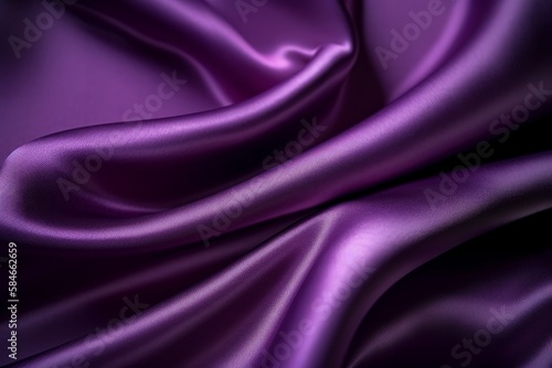 Silk texture elegant background and wallpaper. purple color (ai generated)