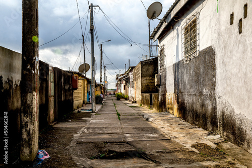 Obraz na plátne Street in Abidjan, Ivory Coast