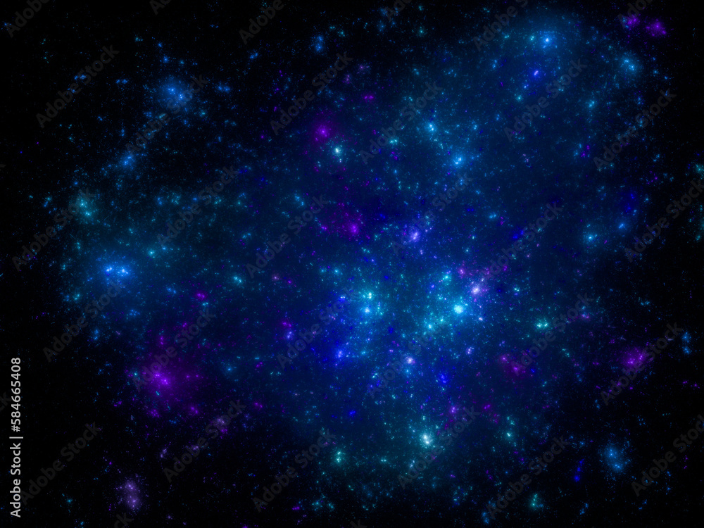 Star field background . Starry outer space background texture . Colorful Starry Night Sky Outer Space background. 3D illustration	