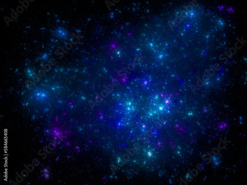 Star field background . Starry outer space background texture . Colorful Starry Night Sky Outer Space background. 3D illustration 