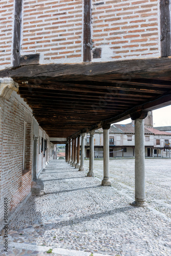 Photography of Plaza de la Villa, in the Spanish town of Arevalo photo