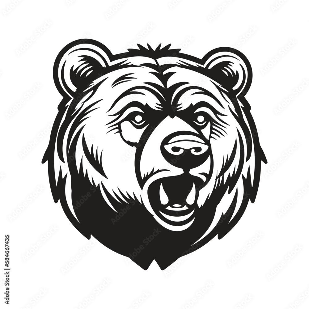 bear mascot logo ,hand drawn illustration. Suitable For Logo, Wallpaper, Banner, Background, Card, Book Illustration, T-Shirt Design, Sticker, Cover, etc bear mascot logo ,hand drawn illustration. Suitable For Logo, Wallpaper, Banner, Background, Card, Book Illustration, T-Shirt Design, Sticker, Cover, etc