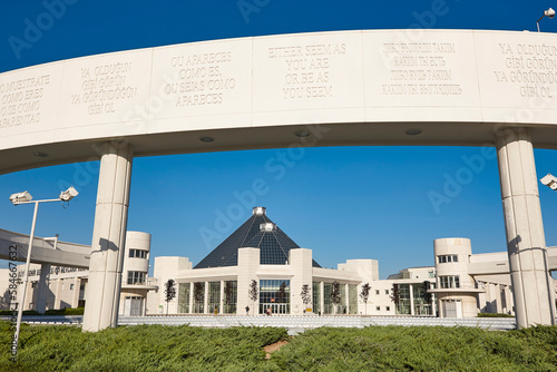 Mevlana kultur center in Konya city center. Dervish monument, Turkey photo