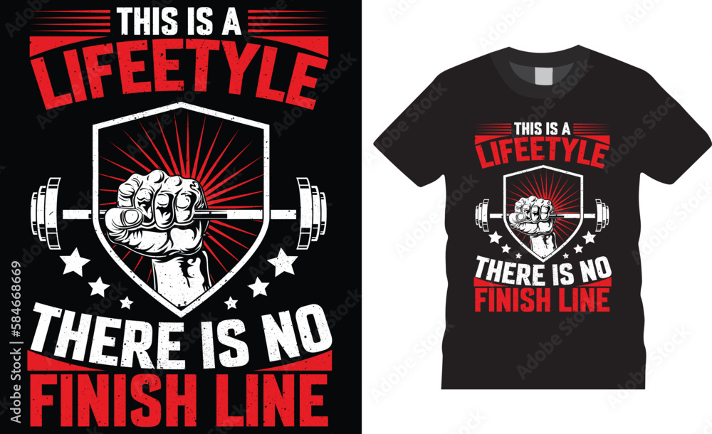 This is a lifeetyle there is no finish line vector t-shirt design template.Fully editable gym tshirt design vector graphic ready file. Perfect for print items posters,cards, illustration. This is a lifeetyle there is no finish line vector t-shirt design template.Fully editable gym tshirt design vector graphic ready file. Perfect for print items posters,cards, illustration.