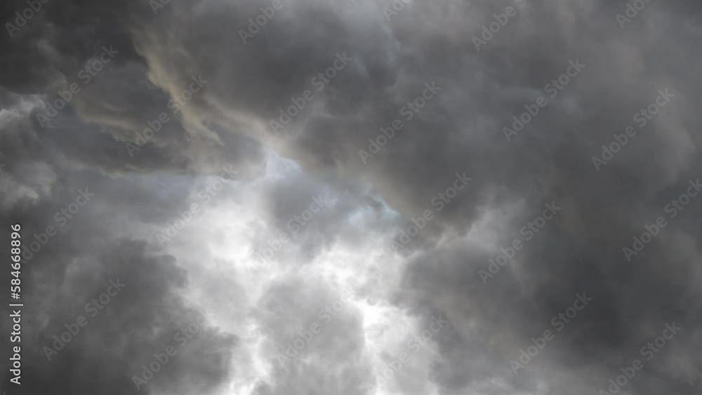 thunderstorm supercell darkness clouds in the sky 4k thunderstorm supercell darkness clouds in the sky 4k