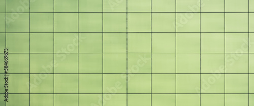 Принти на полотні Beautiful greenish toilet, kitchen, bathroom - smooth square tiles close-up