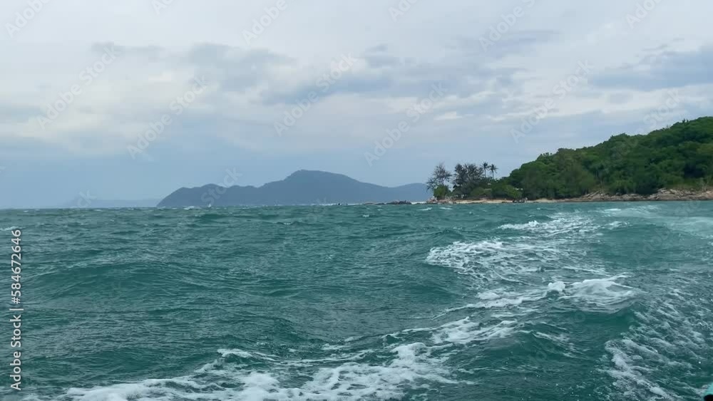 Distance from a beautiful island. Distance from a beautiful island.