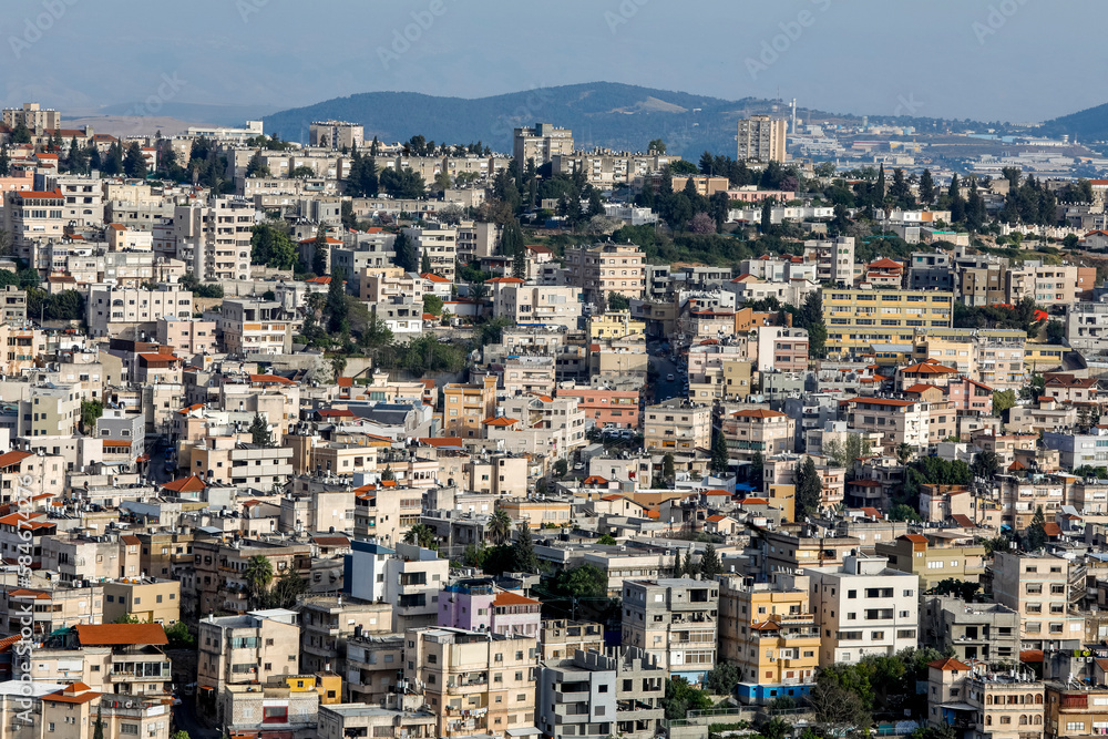 Nazareth city, Galilee, israel.