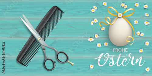 Frohe Ostern Osterangebot zum Haareschneiden
