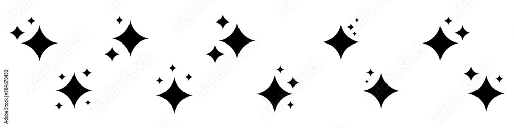 Sparkle star icons. Shine icons. Stars sparkles vector Sparkle star icons. Shine icons. Stars sparkles vector