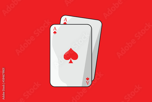 Free vector vector ace playing cards