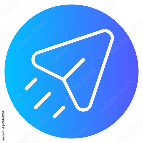 send mail gradient icon