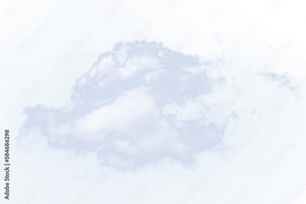 abstract white cloud element
