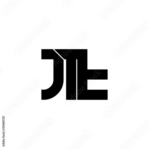 jtt lettering initial monogram logo design