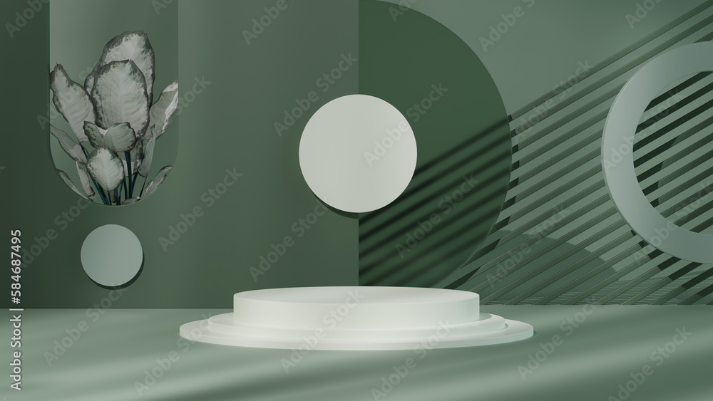 minimalist product podium display background 3d render minimalist product podium display background 3d render