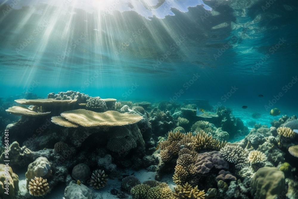 coral reef wallpaper background ocean tropical ecosystem underwater ...