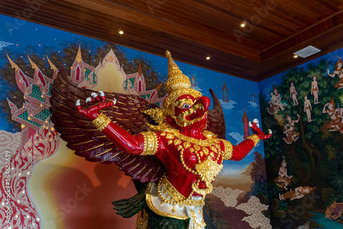 Phaya Garuda at Wat Pothong Bangmod Thailand photo