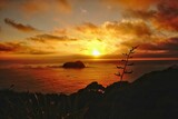 Sunrise at the East Cape lighthouse in Gisborne, New Zealand.