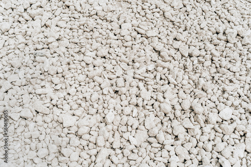 Limestone, calcareous texture background. Construction. Open pit mining quarry photo