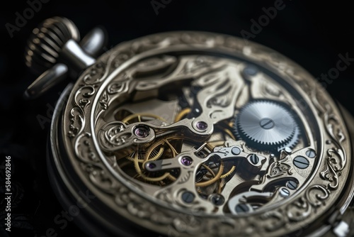 old watch mechanism, generative AI