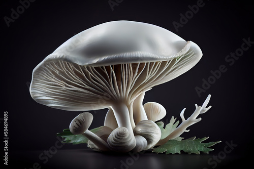 White crab mushroom. Generative Ai