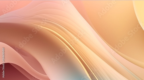 Abstract beje gradient banner.Contemporary. Abstract graphic design banner background pattern. Generative ai.